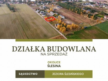 Ślesin – Działka w sąsiedztwie jeziora