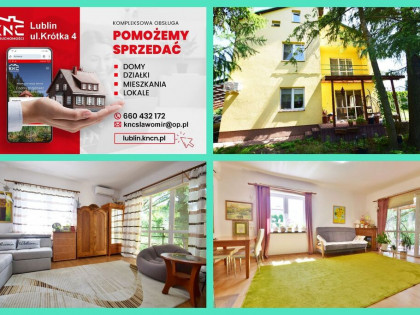 Zadbany dom do zamieszkania, ładna działka.