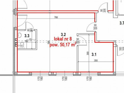 Biuro Lokal biurowy WYNAJEM Gdańsk Jasień 50,17 m² Leszczyno