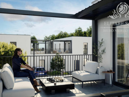 Mieszkanie Atrialne 82,62m2+ogr.16,96m2+ taras21,90m2+mp/ Jagodno