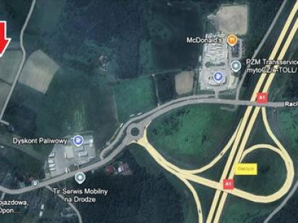Działka usługowa Łaziska gm. Godów