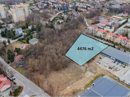 Działka komercyjna zabudowa mieszkaniowa-usługowa