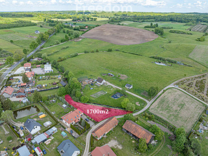 Działka 1700m2 z WZ na Dom - Łączno, gmina Morąg