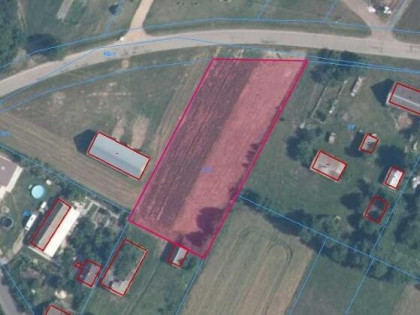 Działka siedliskowa 2665 m² w Wiskach