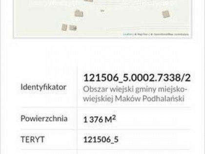 Dzialka leśna 13ar Grzechynia