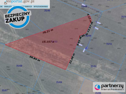 Działka Tokary ul. Radosna
