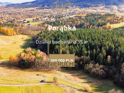 Widokowa działka  z łatwym dojazdem przez cały rok