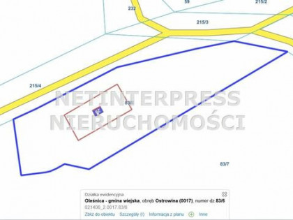 Dom Ostrowina gm. Oleśnica