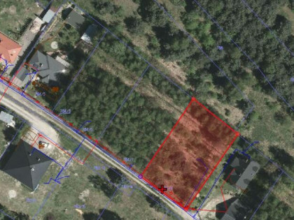 Działka budowlana Krzaki, obr. Kłyżów, gm. Pysznica