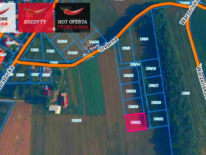 Działka Rębiska ul. Srebrna