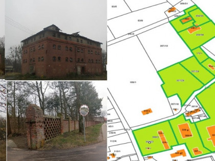 Działka zabudowana Bińcze