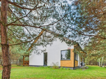 Dom parterowy w otulinie lasu