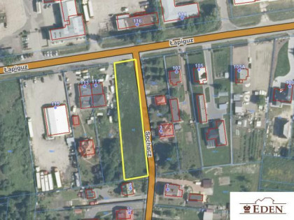 Działka usługowa Łuków Łapiguz, Łapiguz