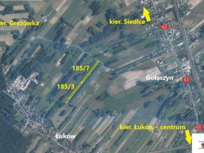 Działka rolna Gołaszyn gm. Łuków