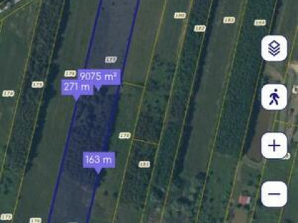 Duża działka rolna z dojazdem drogą asfaltową