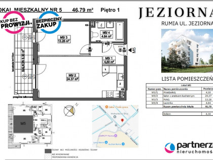 Mieszkanie Rumia rynek pierwotny ul. Jeziorna