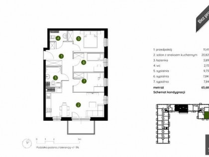 Mieszkanie Kraków Prądnik Biały