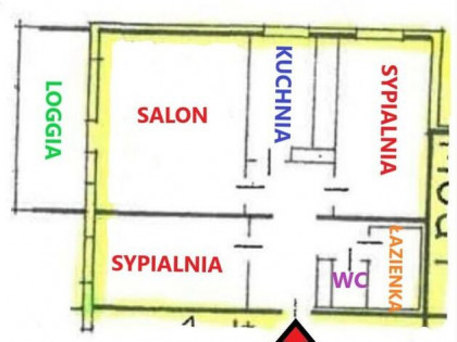 BLISKO SASKIEJ KĘPY CICHE Z LOGGIĄ NAROŻNE