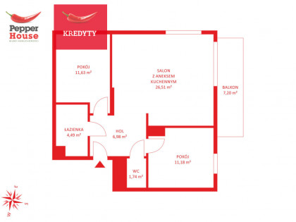 Mieszkanie Gdynia Wielki Kack rynek pierwotny ul. Bieszczadzka