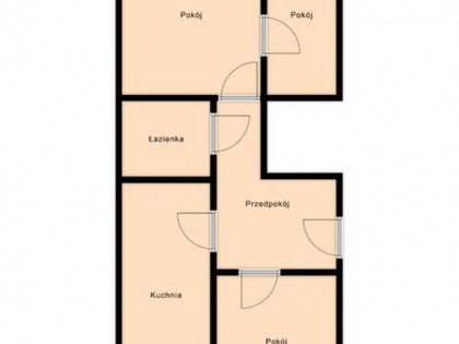 Przestronne 3-pokojow mieszkanie do remontu. Azory Kraków