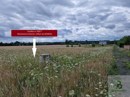 Działka budowlana Machowino gm. Ustka