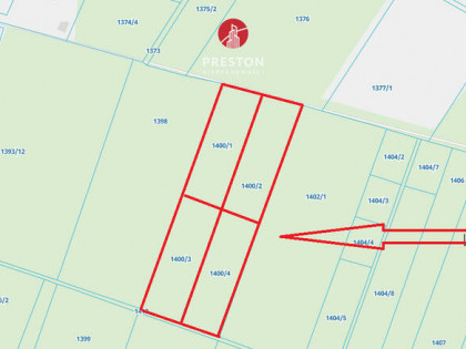 Działka leśna Stoczek,