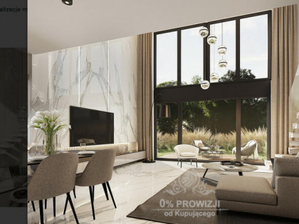 Wyjątkowe mieszkanie dwupoziomowe z ogromnymi przeszkleniami w zielonej okolicy