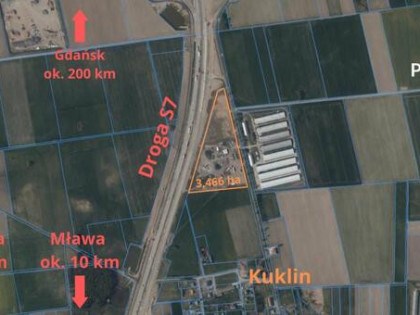 Działka inwestycyjna Mława,