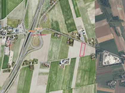 Działka inwestycyjna 5684m2, MPZP U2, 650m od węzła S7