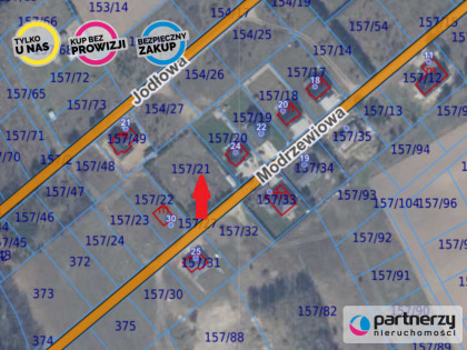 Działka Glincz ul. Modrzewiowa