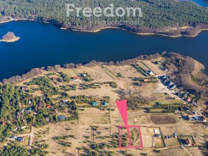 Atrakcyjna działka nad jeziorem -1501 m², Jabłonka