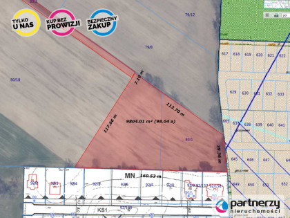 Działka Miszewko ul. Gryfa Pomorskiego