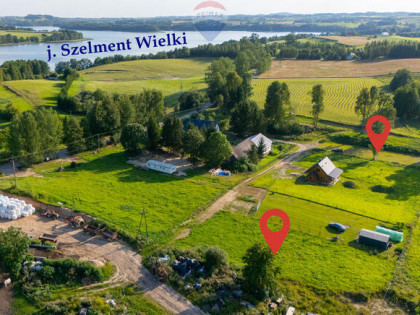 Wyjątkowa działka nad jeziorem Szelment Wlk