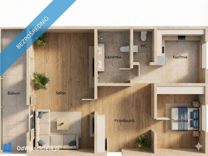 Okazja! | 2 pokoje z balkonem | Świetna inwestycja