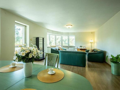 Pabianice- wyjątkowe mieszkanie z ogrodem i garażem