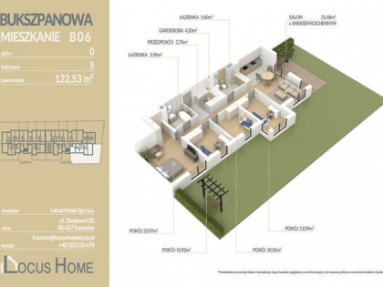 Mieszkanie 5-pokojowe Katowice ulica Bukszpanowa
