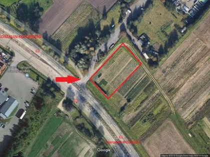 KOSZALIN-Działka USŁUGOWA w KRETOMINIE przy drodze S11
