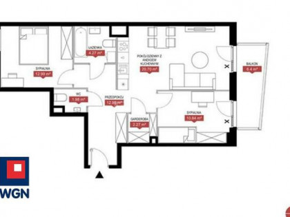 Mieszkanie Warszawa Mokotów, Wołoska