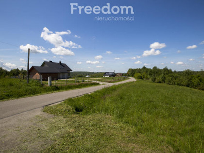 Działka 29,36 ar z WZ, media, Chmielnik