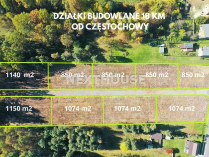 Działka budowlana Starcza