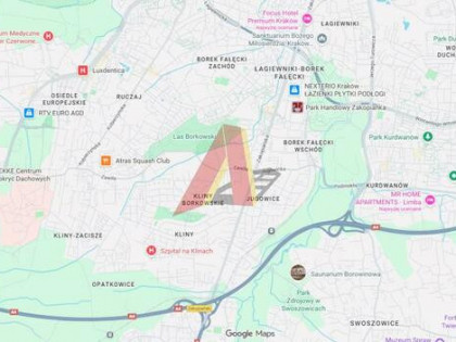 Działka budowlana Kraków Podgórze, Borek Fałęcki, Zakopiańska
