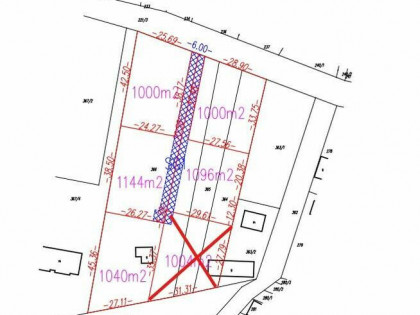 Działka budowlana 1000 m2, Poniatowo, 65 000 zł