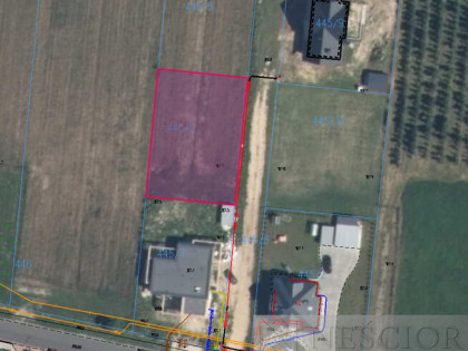 Dwie działki 816 m2 Stok Lacki ul Pałacowa