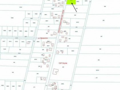 Działka, 1 160 m², Bryńsk