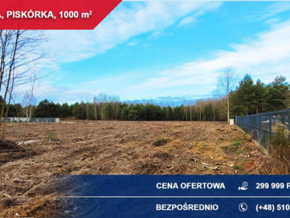 Działka budowlana 1000 m² – Piskórka, gm. Prażmów