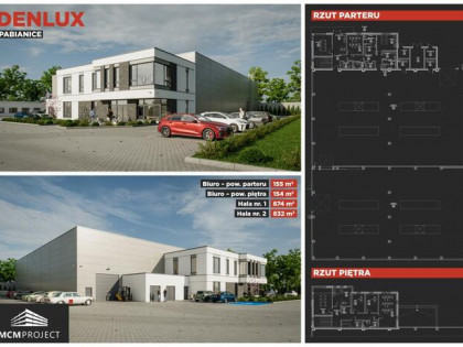 Wynajem hali magazynowo-produkcyjnej 1700 m²+biura