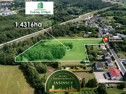 Działka inwestycyjna pod usługę| 1,5ha | Ciechanów