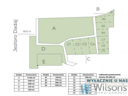 Działka budowlana Rukławki gm. Biskupiec,