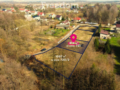Działka budowlana z warunkami zabudowy 814 m²