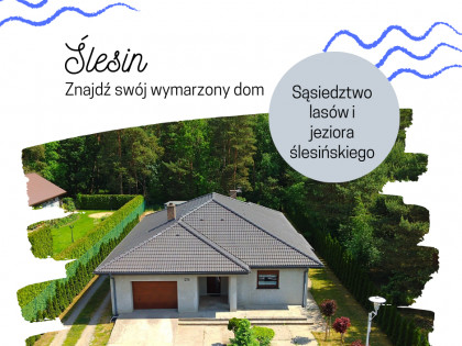 Ślesin - Wynajmę dom w sąsiedztwie jeziora i lasów
